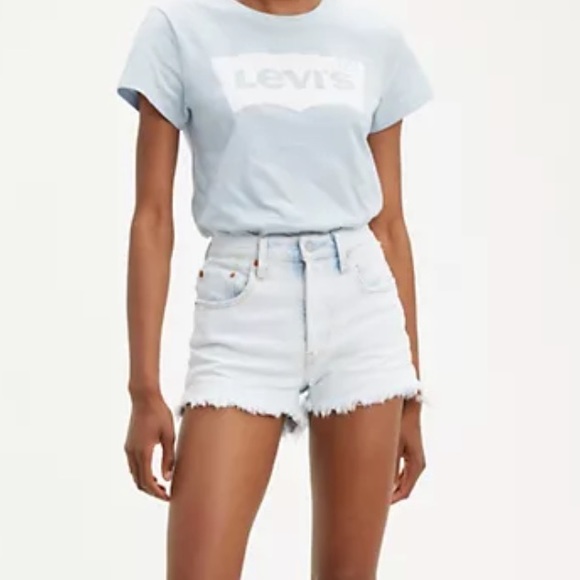 Levi's Pants - NWT Levi's 501 High Rise Cutoff Shorts in Trace Indigo Light Wash - Size 26